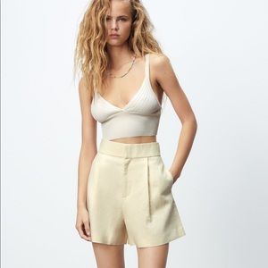 Zara Linen Shorts. New with tags
